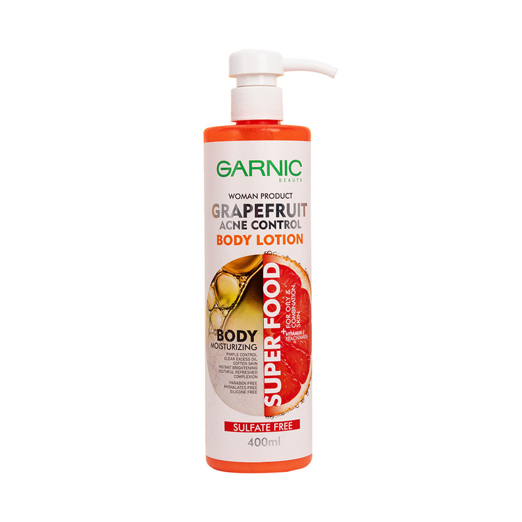 لوسیون بدن گریپ فروت پوست چرب گارنیک GARNIC
