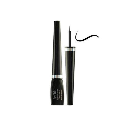 لچیک خط چشم کوزه ای مویی lechic eyeliner brush deep black