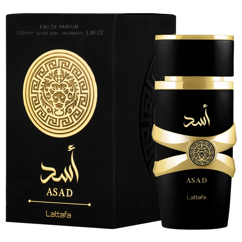 ادکلن لطافه اسد مردانه اصل حجم 100 میلی لیتر  اورجینال